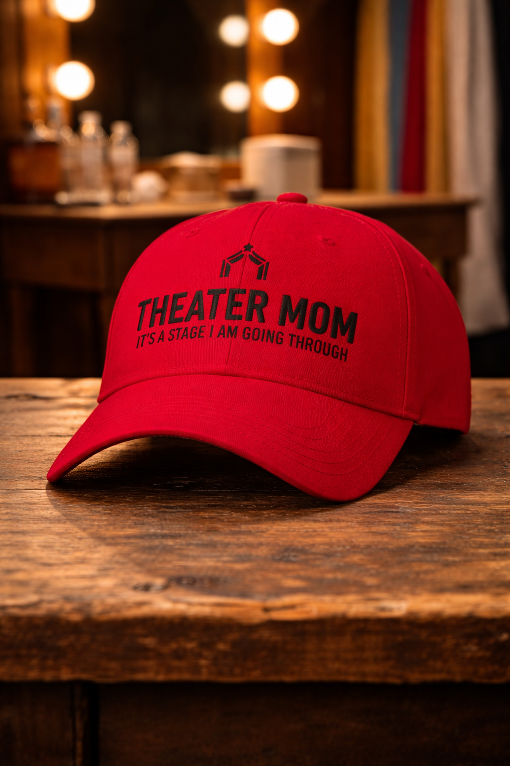 Theater Mom Dad Hat – Adjustable Low-Profile Theater Parent Cap